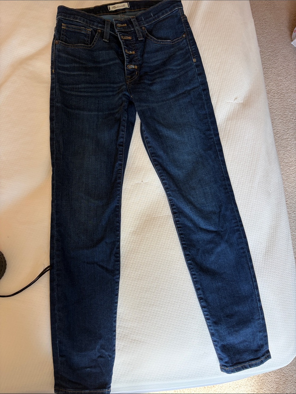 Women’s Madewell Dark Blue High-Rise Skinny Jeans
